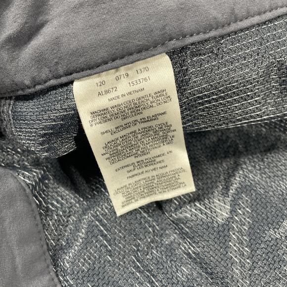 Columbia Shorts Womens 14 Nylon Hiking Ripstop Stretch Outdoors Capris Blue Gray - Picture 3 of 13